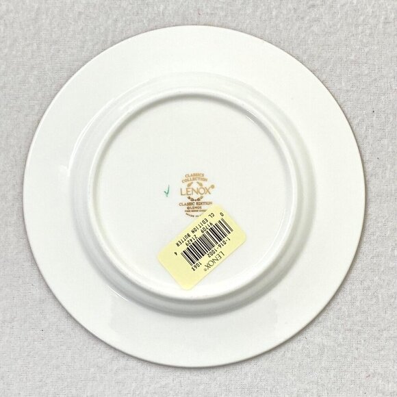 Lenox Classic Modern Dinner Salad Bread & Butter Plates Gold Green Marble Trim - Picture 11 of 12